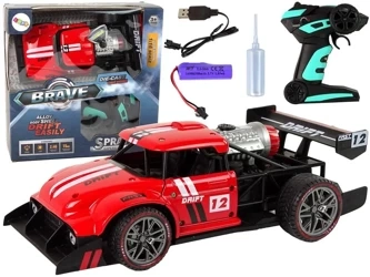Auto R/C 1:16 zdalnie sterowane czerwone - Leantoys