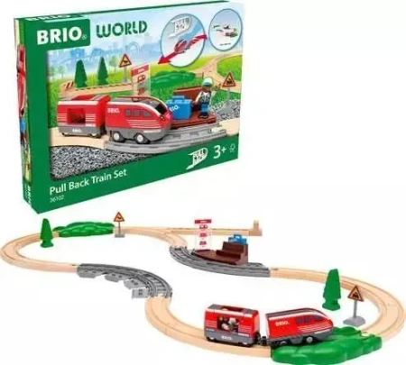 Brio Zestaw Pull Back Train - Ravensburger