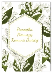 Karnet A5 Komunia Konwalie - Henry