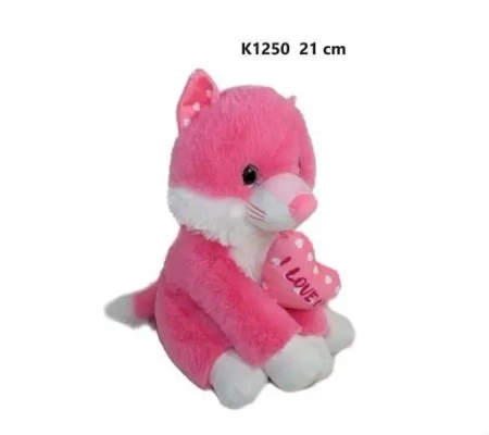 Kot różowy 21cm - Sun-Day