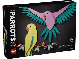 LEGO Art. Kolekcja zwierząt: Papugi ary 31211