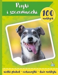 100 naklejek z plakatem. Psy i szczeniaczki - praca zbiorowa