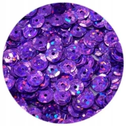 Cekiny hologramowe H 60 fioletowy - Brewis