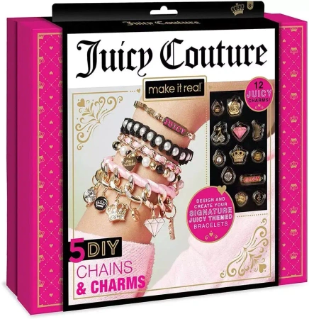 Zestaw do tworzenia bransoletek Juicy Couture Chains & Charms