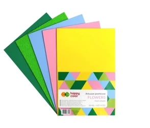 Arkusze piankowe A4 5 kolorów Flower mix - GDD
