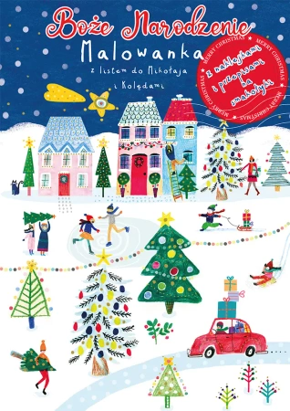 Malowanka Boże Narodzenie z listem do Mikołaja - praca zbiorowa