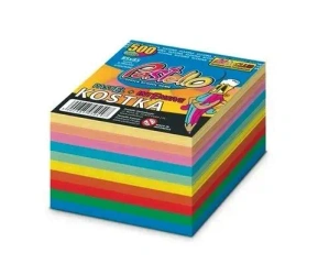 Kostka klejona 85x85mm 500 kartek kolorowa - Alfa Pastello