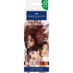 Pisak akwarelowy Goldfaber Aqua portrait 6szt - Faber Castell