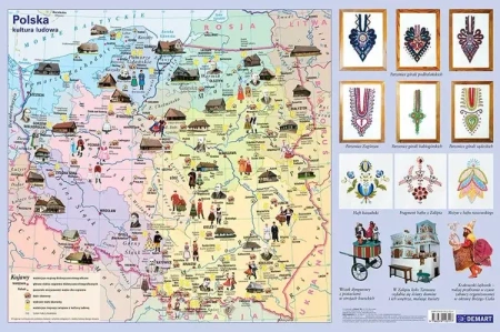 Polska kultura ludowa. Podkładka na biurko - Demart