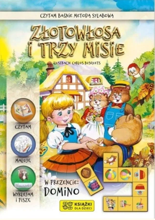 Złotowłosa i trzy misie. Czytam baśnie metodą sylabową - Beata Wojciechowska-Dudek