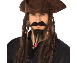 Zestaw wąsy i broda pirata - Boland