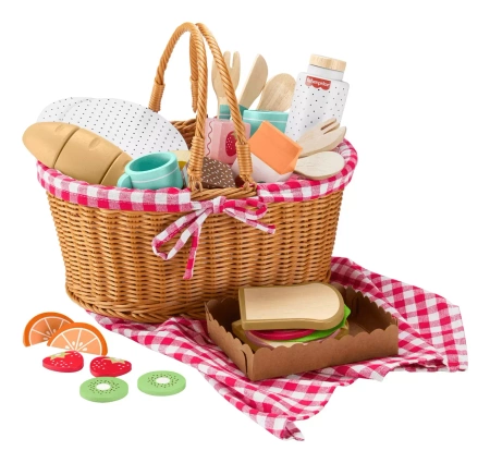 Fisher-Price Drewniany kosz piknikowy