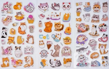 Naklejki plastikowe (6szt) - Fandy