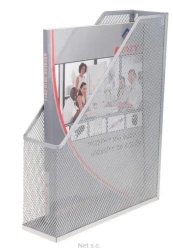 Pojemnik na czasopisma srebrny - NET