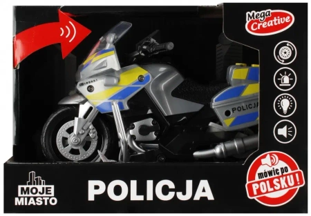 Motocykl Policja Moje Miasto - MEGA CREATIVE