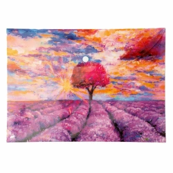 Paczka Teczka A4 kopertowa PP Lawenda 5 szt. - Narcissus