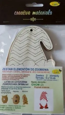 Zestaw elementów do zdobienia BN 9x14cm - Galeria Hobby