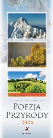 Kalendarz 2026 pocztówkowy 12,5x33cm Poezja... - Artsezon
