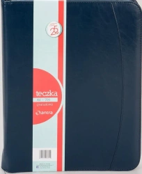 Teczka A4 709 granatowa na suwak - Antra