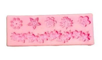 Forma silikonowa kwiaty i kwiatowa girlanda - Galeria Hobby