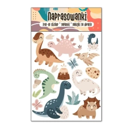 Naprasowanki Termo Naklejki na Ubrania Dinozaury - Cass film
