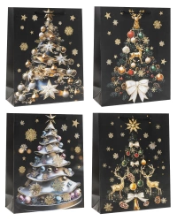 Torebka prezentowa L Boże Narodzenie mix - Rozette