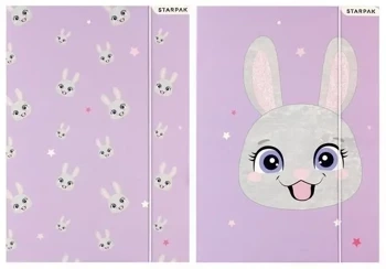 Teczka z gumką A4 Rabbit - STARPAK