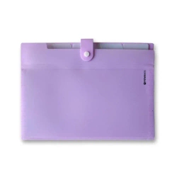 Teczka z przegródkami A4 PP-105 fioletowa - Penmate
