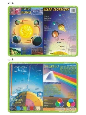 Podkładka edu. 034 - Pory roku, układ słoneczny... - Visual System