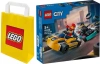 2W1 LEGO CITY 60400 GOKARTY I KIEROWCY WYŚCIGOWI+TORBA