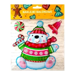 Naklejki balonowe miś - MCD