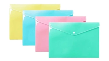 Teczka koperta A4 PP pastel (10szt) - Biurfol