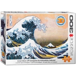 Puzzle 300 3D Great Wave of Kanagawa 6331-1545 - Eurographics