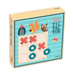 Gra logiczna, Kółko i Krzyżyk, Little Woodies - Barbo Toys