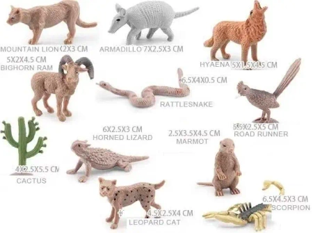 Zestaw zwierząt pustynnych - Merkpol