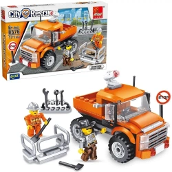 Klocki auto roboty drogowe 171el - Trifox