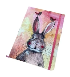 Notatnik z gumką A5 LCN19 Królik Hannah Wielkanoc - Alex Clark