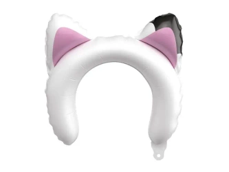 Balon foliowy Kocie uszy Gabi 21.5x21cm - PartyDeco