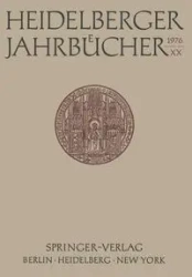 Heidelberger Jahrbücher - Universitäts-Gesellschaft Heidelberg