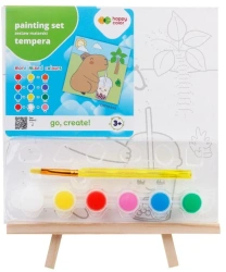 Zestaw do malowania Kapibara 9el HAPPY COLOR - GDD