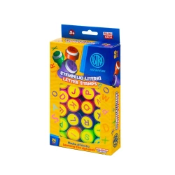 Stempelki zapachowe literki, nauka alfabetu ASTRAFUN - 26 szt. - ASTRA art-pap