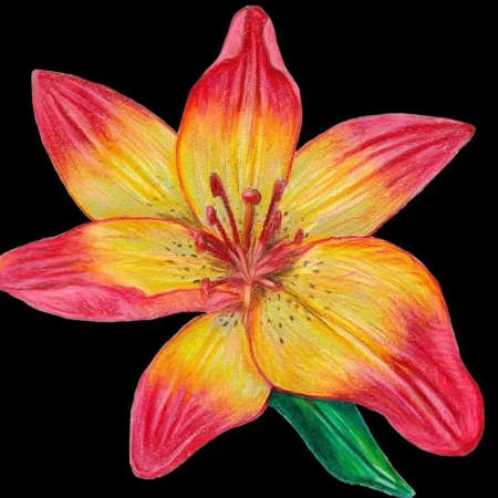 Karnet z kopertą SB12 Lilia - Susan Entwistle