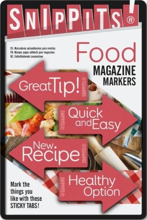 Snippits! Food znaczniki jedzenie samoprzylepne - IF