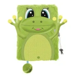 Pamiętnik A5/96K z kłódką 3D Happy frog - ST-MAJEWSKI