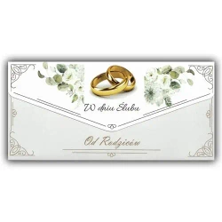 Karnet-koperta Ślub od Rodziców - Trend