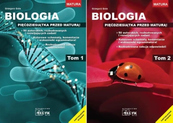 Biologia pięćdziesiątka przed maturą Tom 1-5 pakiet Gola - Grzegorz Gola
