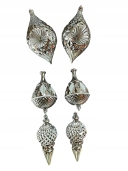 Bombki na choinkę 6szt Szyszki - Rembowskiego 9