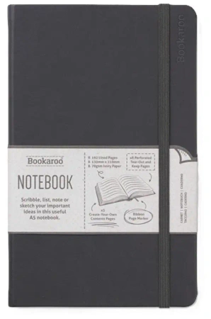Bookaroo Notatnik Journal A5 - Czarny - IF