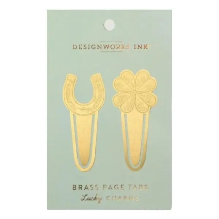 Zakładki do książek metalowe Lucky Charms 2szt - Designworks Ink