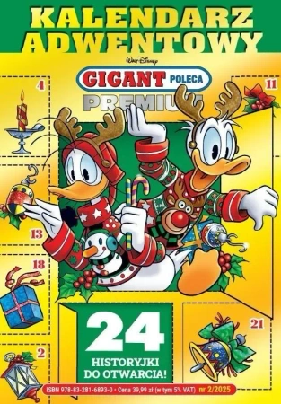 Gigant Poleca Premium Kalendarz adwentowy T.2/2025 - opracowanie zbiorowe